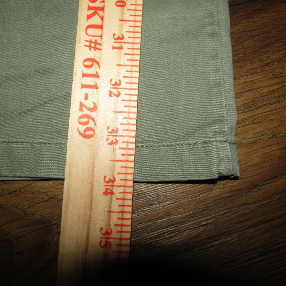 Casual Concept Tall Girl Olive Green Size 7 Pants - Picture 2 of 8